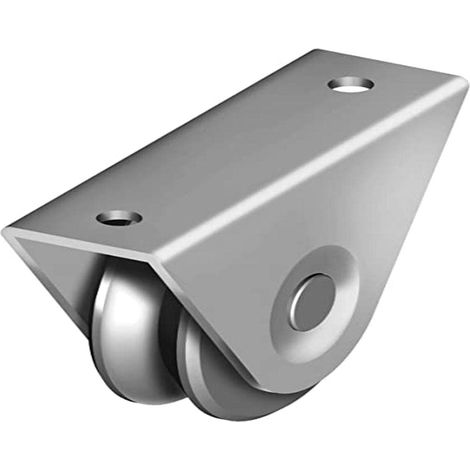 Fac Galet a V – Supporto a vite Ø 100 – 2 Roult