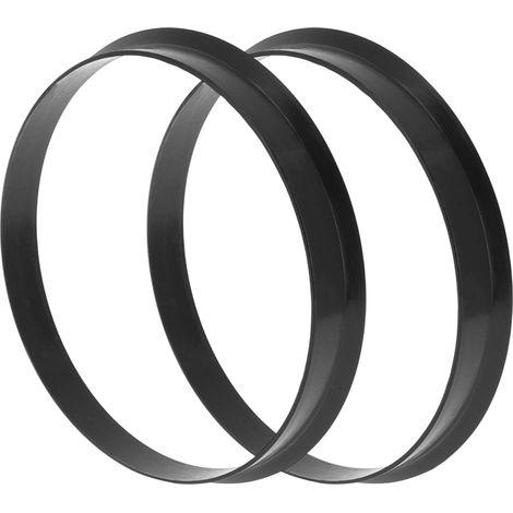 Polycarbonate Wheel Hub Centring Rings ID 71.1mm, OD 72.6mm, Thickness 10mm, Eliminate Vibration, Easy Installation, Heat Resistant (1/5)