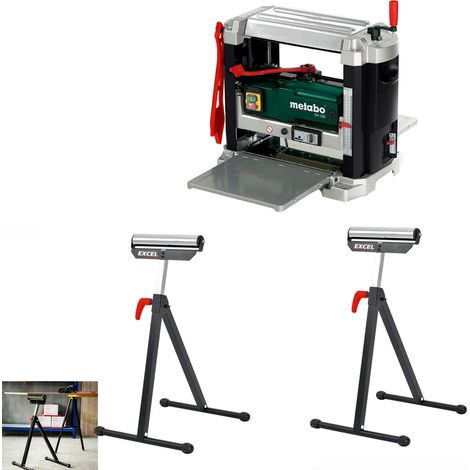 Metabo DH330 Thicknesser Bench Top Planer 1800W + x2 Roller Material Supports (1/4)