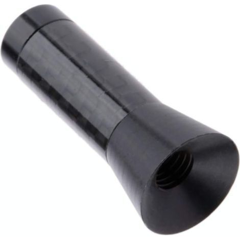 Antenna universale per auto in fibra di carbonio nera – 3,5 cm, 1 pezzo, per la riduzione delle interferenze statiche e il miglioramento del segnale AM/FM. (1/5)