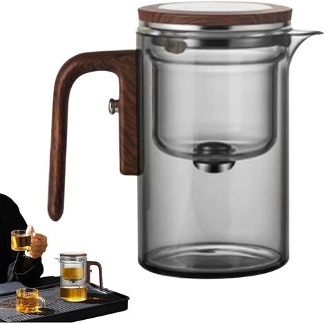 Théière en verre - 600 ml - Théière en verre avec infuseur - (1/5)