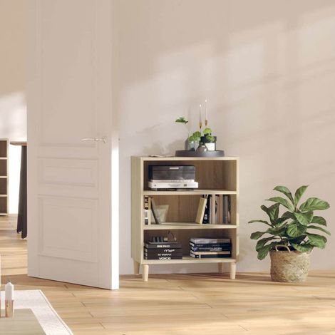 vidaXL Buffet chêne sonoma 57x35x70 cm bois d'ingénierie (1/5)