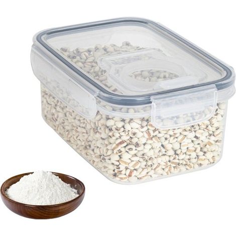 Contenitore per alimenti, sigillato, riutilizzabile, sottovuoto, resistente all'umidità, con una durata di conservazione fino a 2,0 l, trasparente. (1/5)