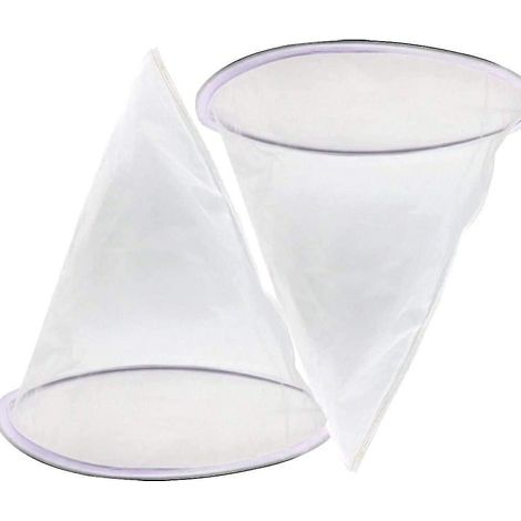 Ensemble de 2 filtres à miel avec filtre conique en nylon et anneau métallique pour l'apiculture et l'extraction du miel (1/4)