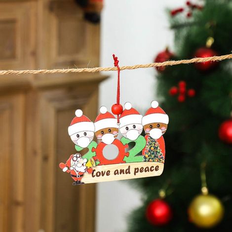 Decorazioni natalizie Prodotto regalo personalizzato - 4 persone (1/4)