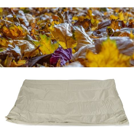 Sacs à feuilles pour tracteur tondeuse, sacs poubelle beiges pour balayeuse de jardin (1/5)