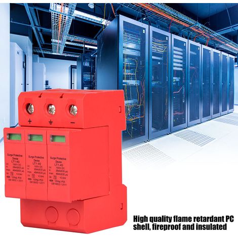 Parafoudre DC 3 pôles 3,0 kV 40 kA anti-foudre (3P40KA) (1/5)