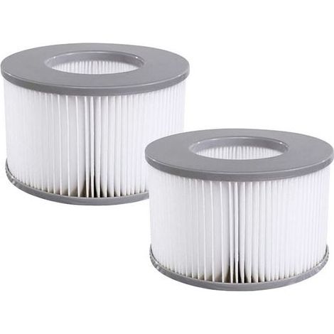 Lot de 2 Filtres de Rechange MS-pa pour Spas MS-pa et Filtre de Spa Compatible avec Toutes Les Cartouches Filtrantes MS-pa Actuelles et Les Piscines Gonflables FD2089 (Version Améliorée) H489 (1/5)