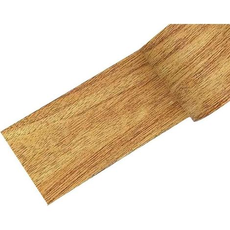 rollo de cinta adhesiva con estampado de madera de 5,7 cm x 4,57 m para reparación de muebles, cocina, baño y bricolaje. (1/5)