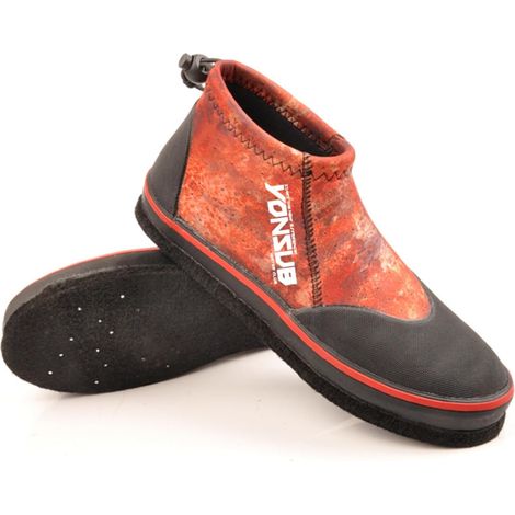 Fishing Shoes with Stable Felt Soles, Fishing Boots for Fishermen, Red, Brick Red, Numeric39 (1/5)