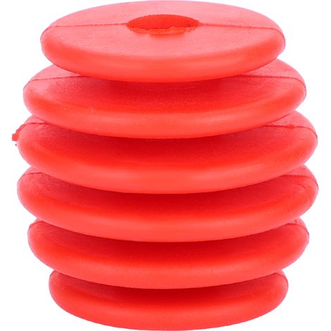 9 pièces silencieux anti-vibration pour arc à poulies, accessoire de chasse réducteur de bruit (Rouge)