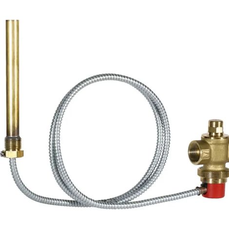 Resideo Sicurezza scarico termico TS131 Ottone 95 gradiC, 4000mm, 3/4 ", B, TS131-3/4B