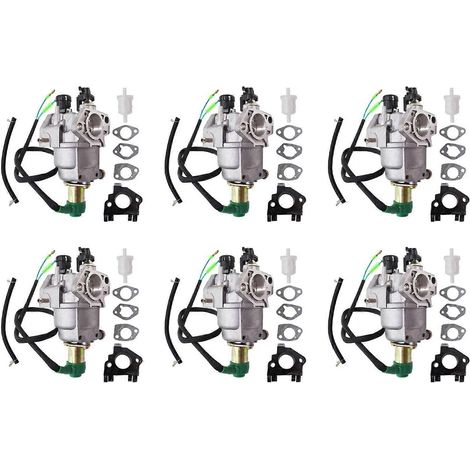 6 carburateurs pour moteur Honda GX340 GX390 188F 11 CV 13 CV - Pièces détachées pour générateur (1/5)