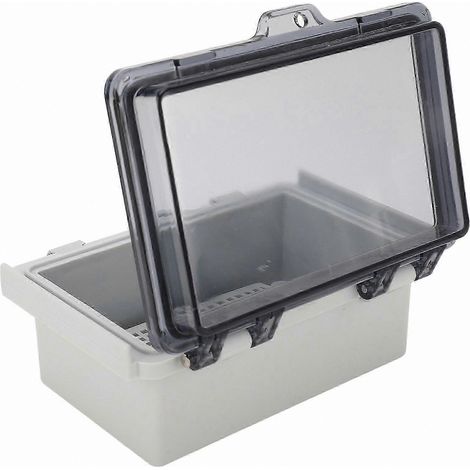 Boîtier électrique étanche IP67 avec couvercle transparent pour usage extérieur, boîte de jonction utilitaire (1/4)