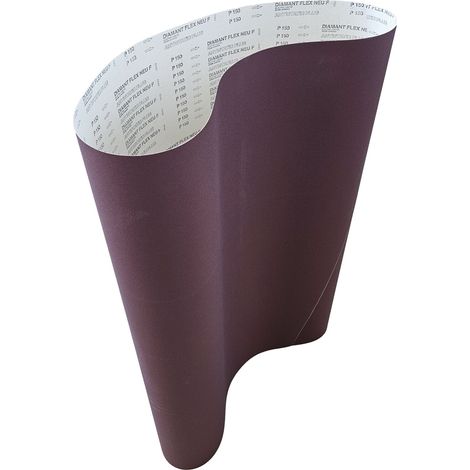 Bohr Schleifband DiamantflexNeu 1120x1900mm - Schleifmittel für Holz, Aluminiumoxid, F-Papier, antistatisch, Korn 100 - 12 Stück (1/2)