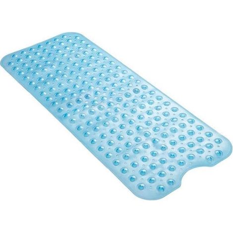 Tappetino antiscivolo di sicurezza per il bagno, 100 x 40 cm, adatto per vasche da bagno e docce, con ventose resistenti. (1/4)
