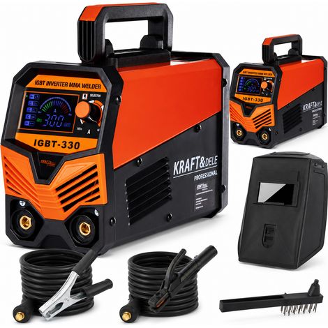 Soldadora inverter de 330 A con pantalla LCD Kraft&Dele (1/5)