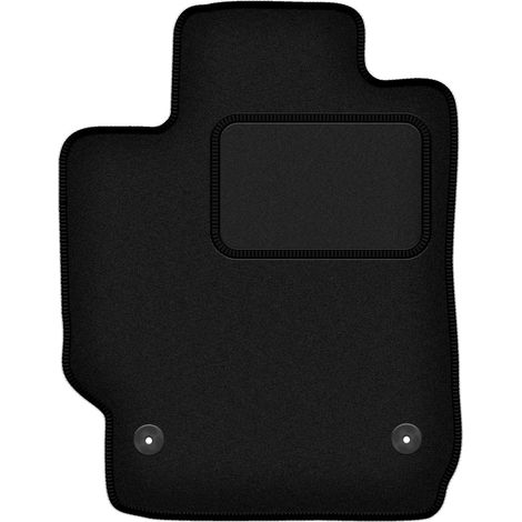 Tapis de sol conducteur en velours noir pour Toyota Camry VII berline (2007-2011). (1/5)