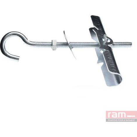 RAM - Cheville à bascule 00-5x90 avec crochet 10 pcs - 81079 (1/3)