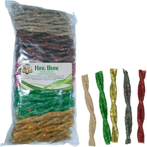 Ossa bastoncini Twisted mixed color 1 confezione da 100 pezzi