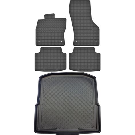 Skoda Octavia III 5E Kombi de 05.2013 a 05.2020. Juego de alfombrillas de goma para coche y alfombrilla para maletero.