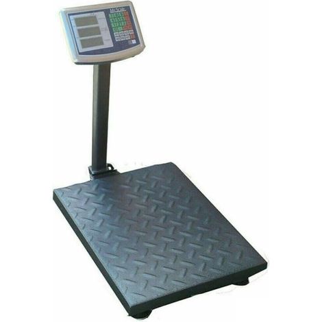 Trade Shop - Bilico Digital Scale 500 Kg Plataforma Electrónica Lcd Pantalla Bascula - (1/5)
