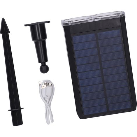 Lampe solaire à détecteur de mouvement, étanche IP65, à large couverture et à éclairage puissant pour l'extérieur (1/5)