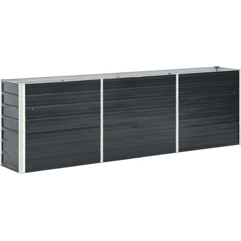 Maison Exclusive - Letto Rialzato in Acciaio Zincato 240x40x77 cm Antracite (1/5)
