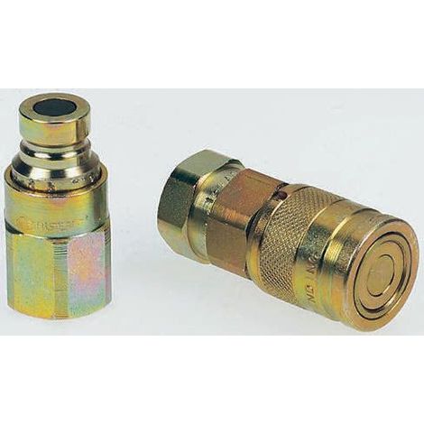 Raccord hydraulique rapide RS PRO, Mâle en Acier carbone 1/2pouces ( Prix pour 1 )