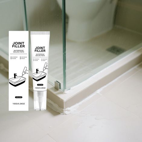 Mehrzweck-Fugenfüller, wasserdicht, für Bodenfliesen und WC-Fugen, einfach anzuwenden und praktisch für den täglichen Gebrauch – 150 g -- DTEKGAZ (1/5)