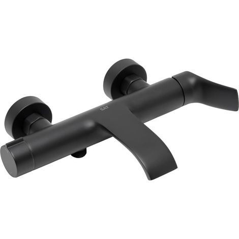 Infinitio Wand-Badewannenarmatur Einhebel, 150 mm Achsabstand, ohne Duschset, schwarz matt (SATBSINF222C)