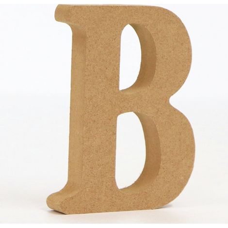 Lettres En Bois - Alphabet En Bois Naturel Pour Décoration Intérieure - Idéal Mariage Anniversaire Bureau Maison - 26 Lettres A À Z - 1 Pièce (1/2)