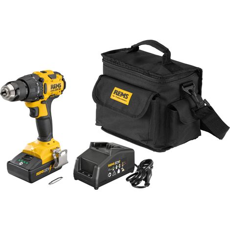 Perceuse-visseuse sans fil Helix 22 V VE - Avec sac de transport - Rems (1/5)
