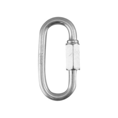 Verzinkte Kettenverbindung, 10 Einheiten – (D 8 mm) (L 76 mm) (A 34 mm) (B 10 mm) (1/5)