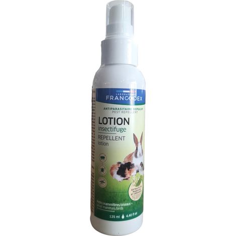 Lotion insectifuge pour rongeur, lapin, furet 125 ml. - Francodex