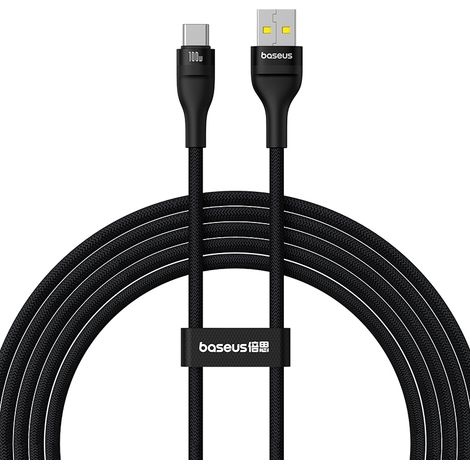 Cavo Flash 2 USB-A - USB-C 100W 2m - Nero (1/5)
