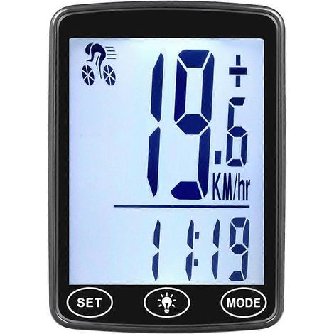 Compteur de vitesse automatique pour vélo, compteur kilométrique sans fil, compteur de vélo, compteur de vitesse pour vélo (1/5)