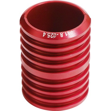 Cale de conversion pour guidon de vélo (25,4-31,8 mm), adaptateur/entretoise en alliage d'aluminium pour VTT et vélo de route. (1/5)