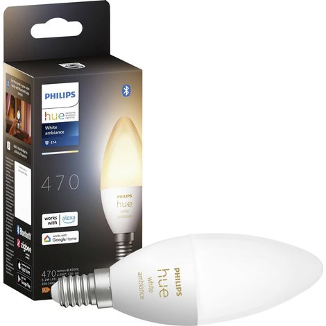 Philips Hue Ampoule à LED (extension) 871951435665800 CEE: G (A - G) Hue White Amb. Einzelpack 470lm (1/5)