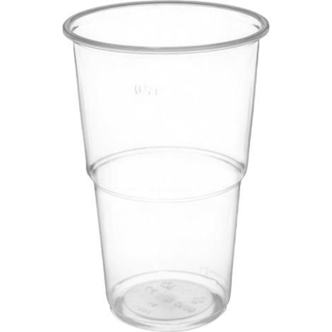 Einweg-Bierbecher, 500 ml Durchmesser, 95 g PP, 50 Stück SUP