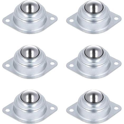 Transfert à Billes Roulettes,6 Pièces Roulettes de Transfert Billes à Rouleaux Meubles Fer avec Boules pour Transmission Fauteuil Roulant Systèmes alimentation Machines de Traitement. (1/3)