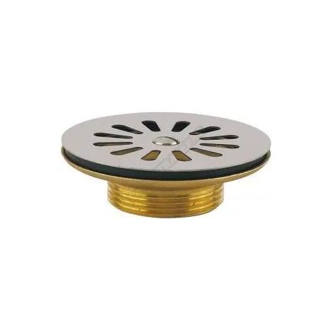 FREE-FLOW MESSING WASCHBECKEN ABLAUF D60 GITTER D85 - VALENTIN - 00 351100 000 00