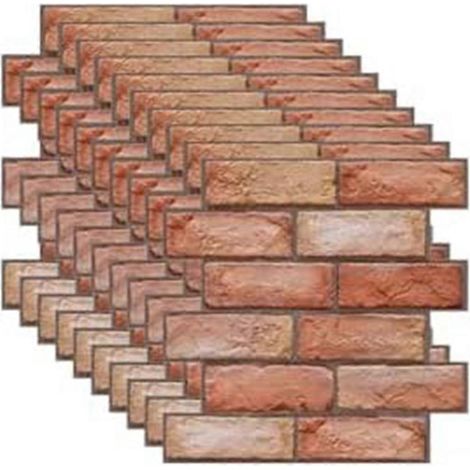 10 Stück 3D-Selbstklebe-Wandpaneele für Küche, Bad, Wohnzimmer