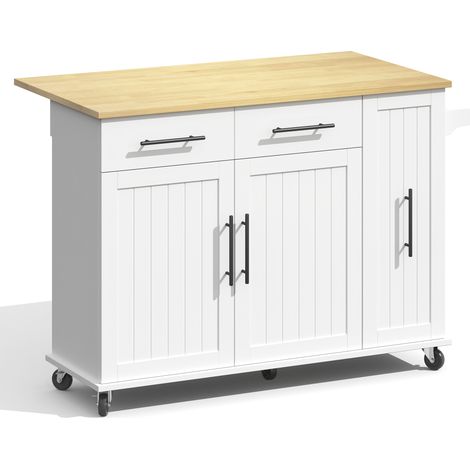 CAIziÎlot de cuisine avec plateau rabattable, chariot de rangement avec organisateur de placard extractible à 3 niveaux, étagère de rangement intérieure, chariot roulant sur roues avec porte-serviette (1/5)