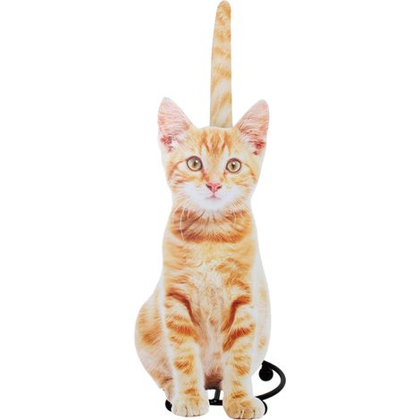 Distributeur de papier essuie-tout en forme de chat, sur pied, pour la cuisine, la salle de bain et autres espaces de décoration intérieure, 44 x 16 x 15,5 cm (1/5)