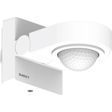 Detector movimiento y presencia 270º pared techo IP55 blanco