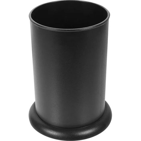 Petit organiseur de couverts noir, porte-cuillères et porte-baguettes pratique, adapté aux cuisines et aux bureaux. (1/5)