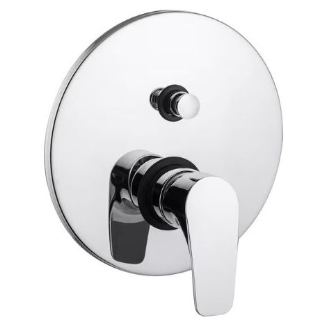 Miscelatore incasso doccia Lime con deviatore in ottone cromo di