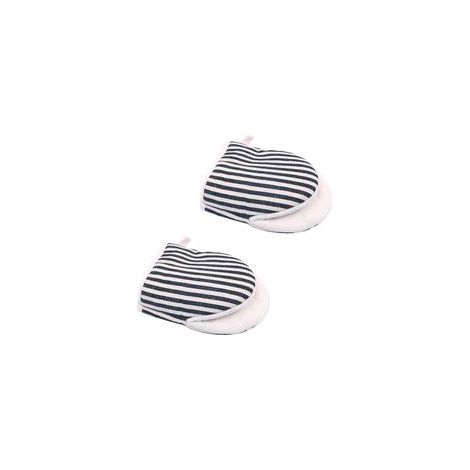 1 Paire de Mini-Mitaines de Four Mitaines Micro-Ondes Support de Casserole Gants en Coton et Lin extrêmement résistants à la Chaleur Surfaces de Four antidérapant Gants à Bec de Canard - Noir (1/4)