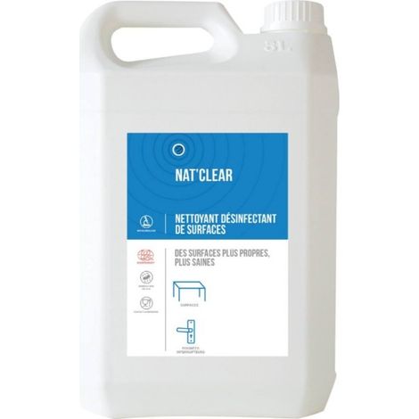 Désinfectant et nettoyant de surfaces écocertifié - bidon de 5L ECOWAY - 57632